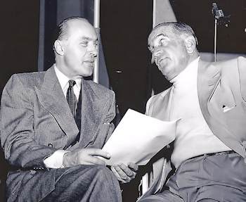 Charles Boyer and Al Jolson