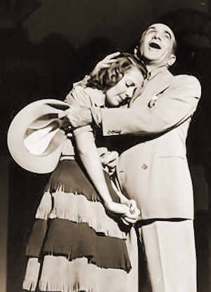 Al Jolson and Ruby Keeler