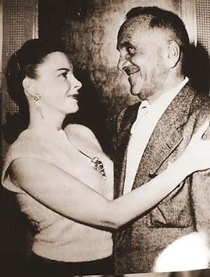 Judy Garland and Al Jolson