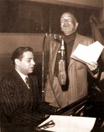 Oscar Levant and Al Jolson