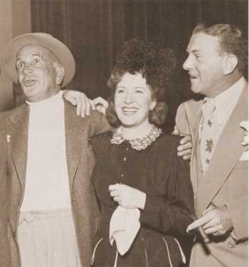 Al Jolson with Burns & Allen